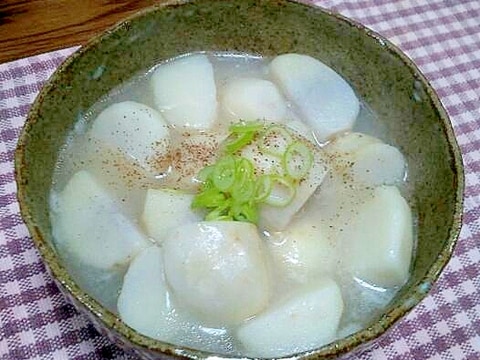 白い仕上がりの里芋の煮物　〔中華出汁で〕